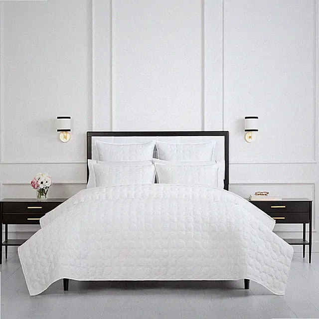 2pcs Kate Spade Noel Twin Quilt Bedding Set, 200 Thread Count 100% Cotton Cover