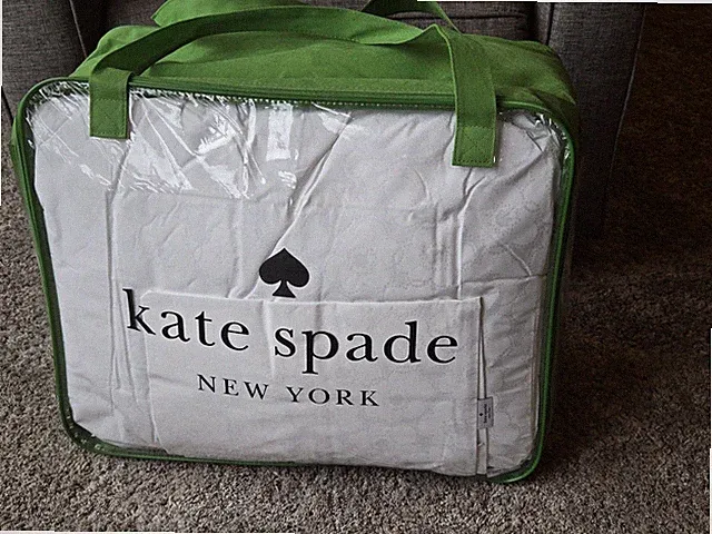 4 pc Kate Spade Twin / Twin XL White Mega Bundle Bedding Set NIP