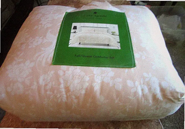 Kate Spade Full / Queen Comforter Set ROSE GARDEN Peach White Floral 2 Shams NWT