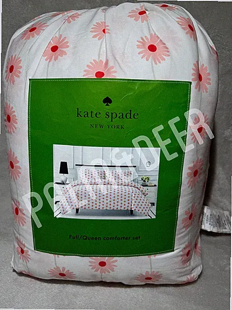 KATE SPADE NEW YORK ~ DAISY CHAIN FULL/QUEEN COMFORTER SET ~ BRAND NEW!