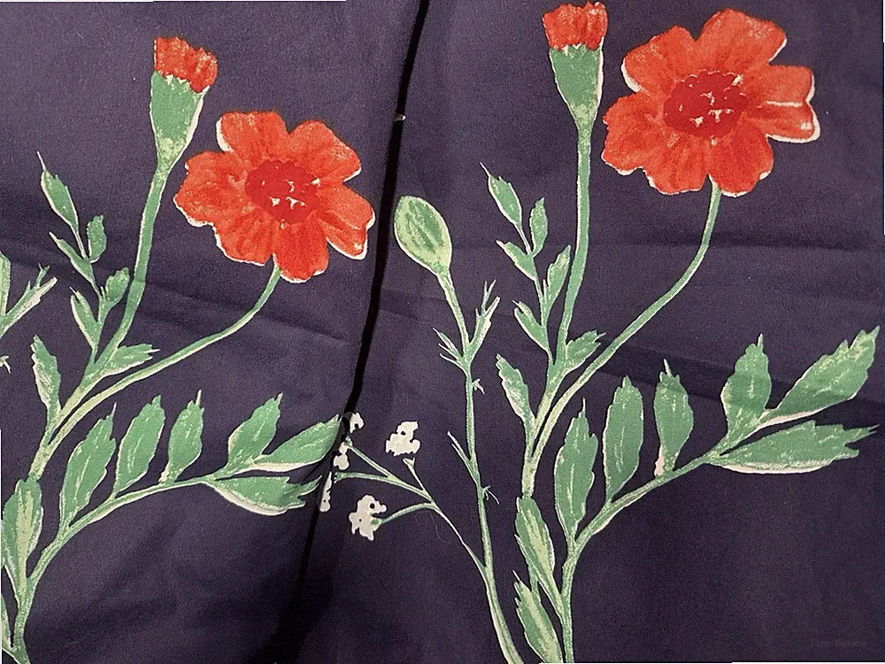 Kate Spade New York Navy Floral Garden Standard Size 2 Pillowcases