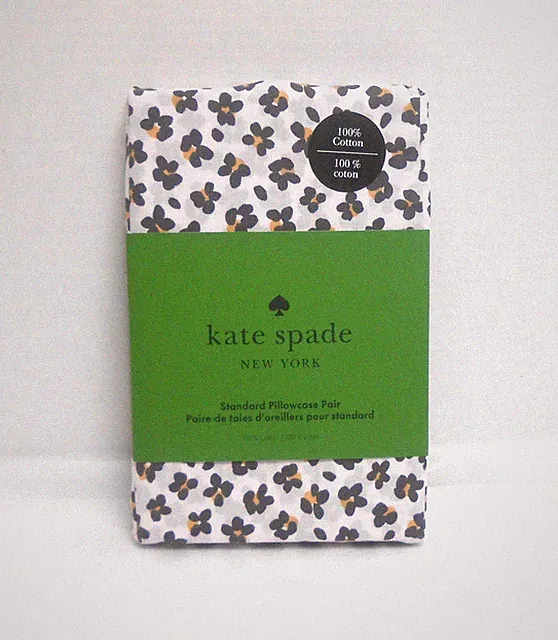 kate spade New York Set of 2 Standard 20" x 32" Pillowcases Leopard Floral