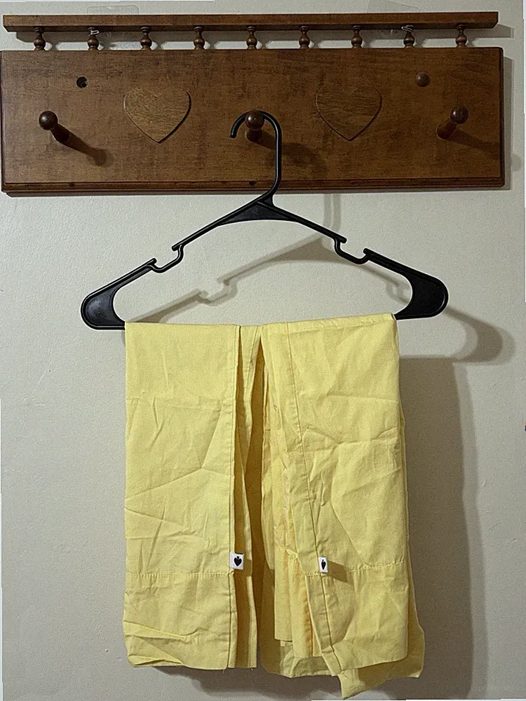 Kate Spade New York Standard Yellow Pillowcases 100% Cotton Machine Washable