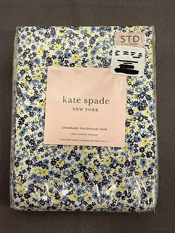 New Kate Spade New York Cottage Chic Petite Flowers Standard Pillowcases Cotton