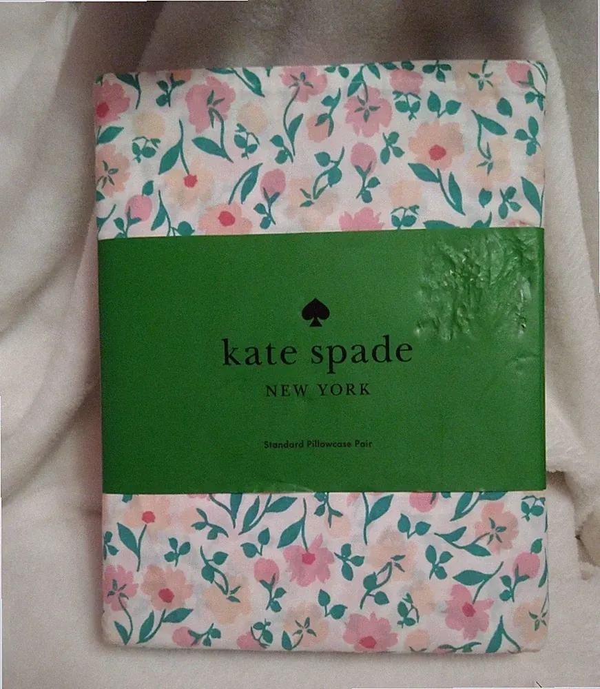 New KATE SPADE New York Standard Pair (2) Pillowcases Ditsy Floral