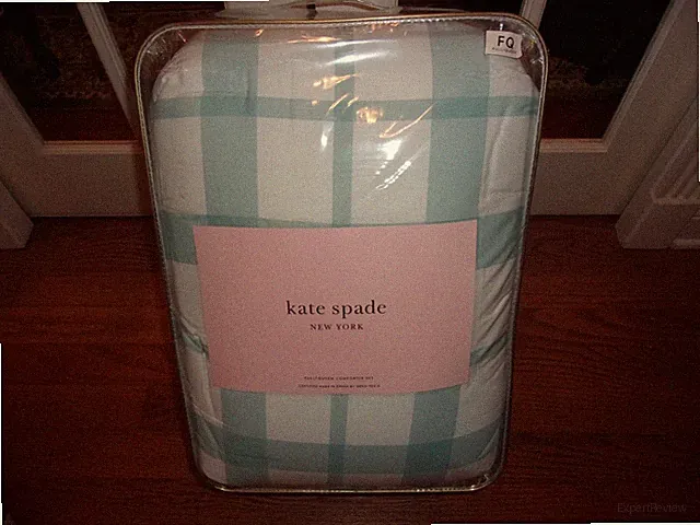 NIP Kate Spade New York Marin Plaid Full/Queen Comforter Set