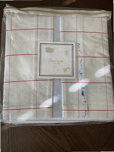 NIP Kate Spade New York Meade Commons Collection King Bedskirt 100% Cotton