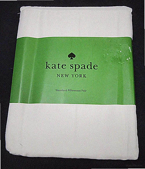 TWO KATE SPADE NEW YORK STANDARD PILLOWCASES OEKO-TEX® 100% Cotton Sateen White